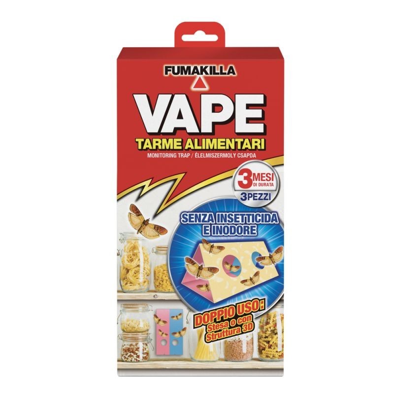 Vape Casa Tarme Alimentari 3 fogli