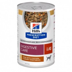 Hill's Cane Prescription Diet i/d Digestive Care 354gr Spezzatino Pollo e Verdure