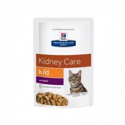Hill's Gatto Prescription Diet k/d Kidney Care 85gr Manzo