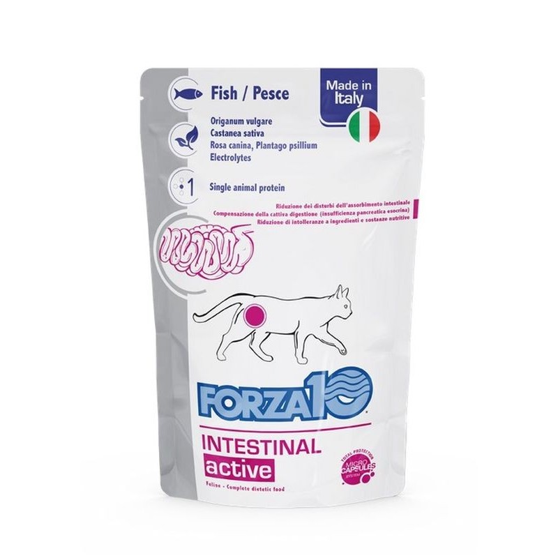 Forza10 Gatto Veterinary Intestinal busta ActiWet 100gr Pesce