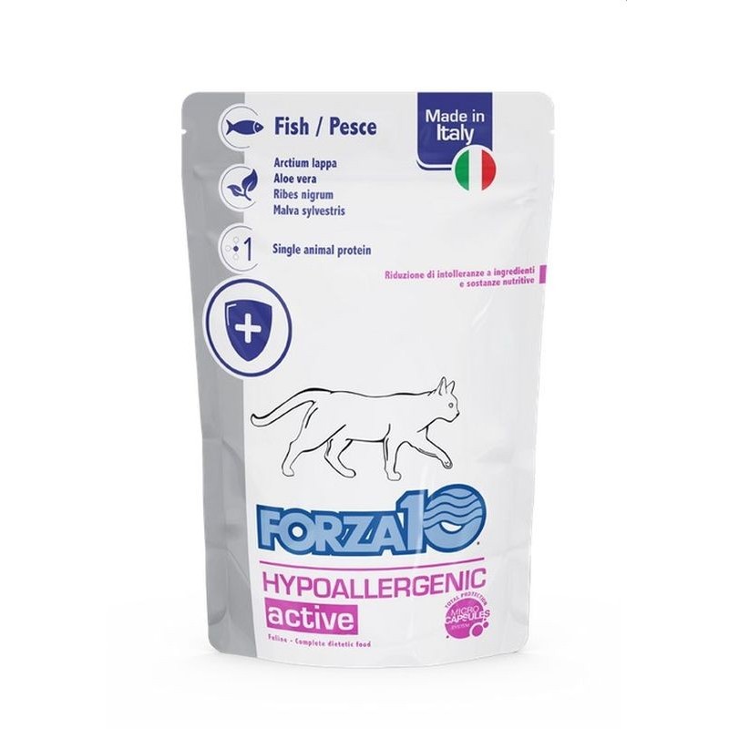 Forza10 Gatto Veterinary Hypoallergenic busta ActiWet 100gr Pesce