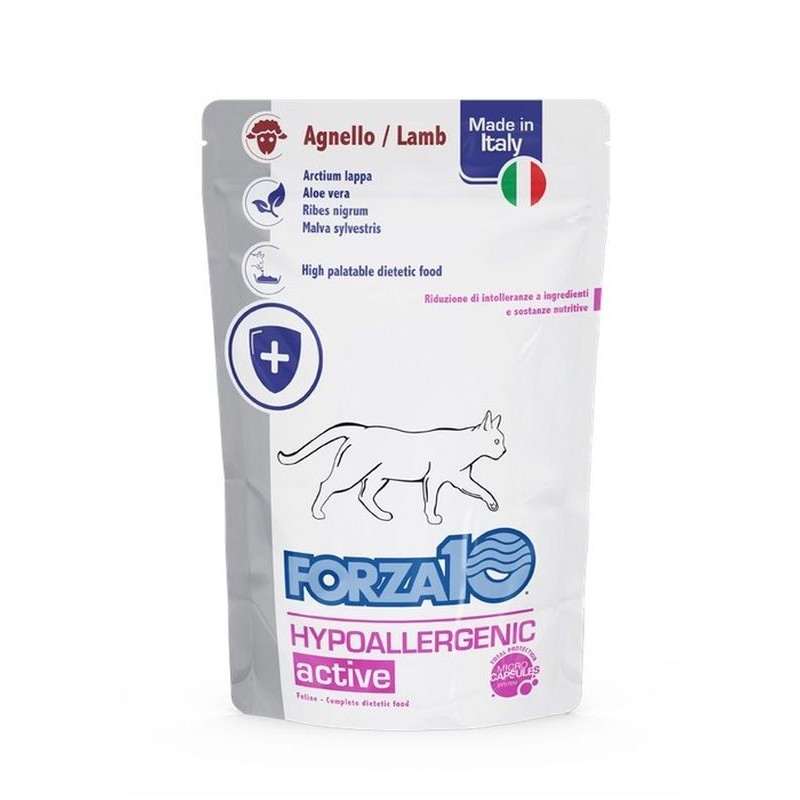 Forza10 Gatto Veterinary Hypoallergenic busta ActiWet 100gr Agnello