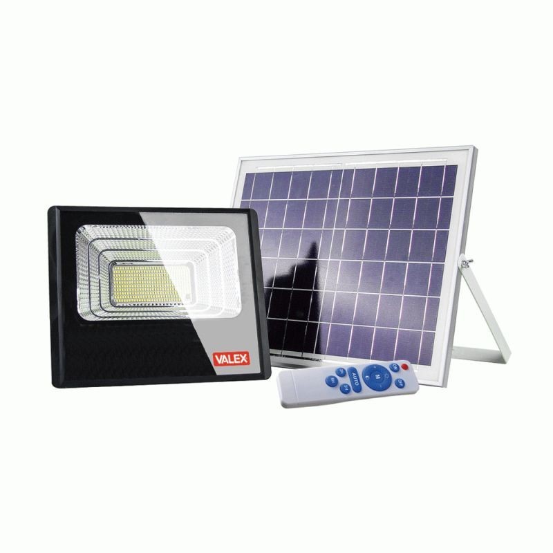 Valex Proiettore Solare in Alluminio 25W con Pannello