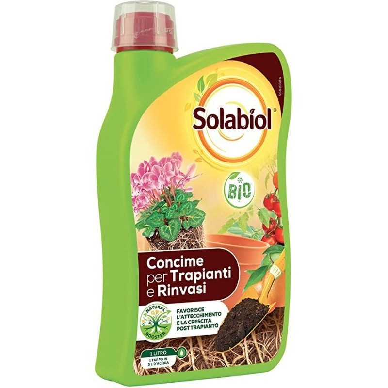 Solabiol Concime Liquido Trapianti e Rinvasi 1 Lt