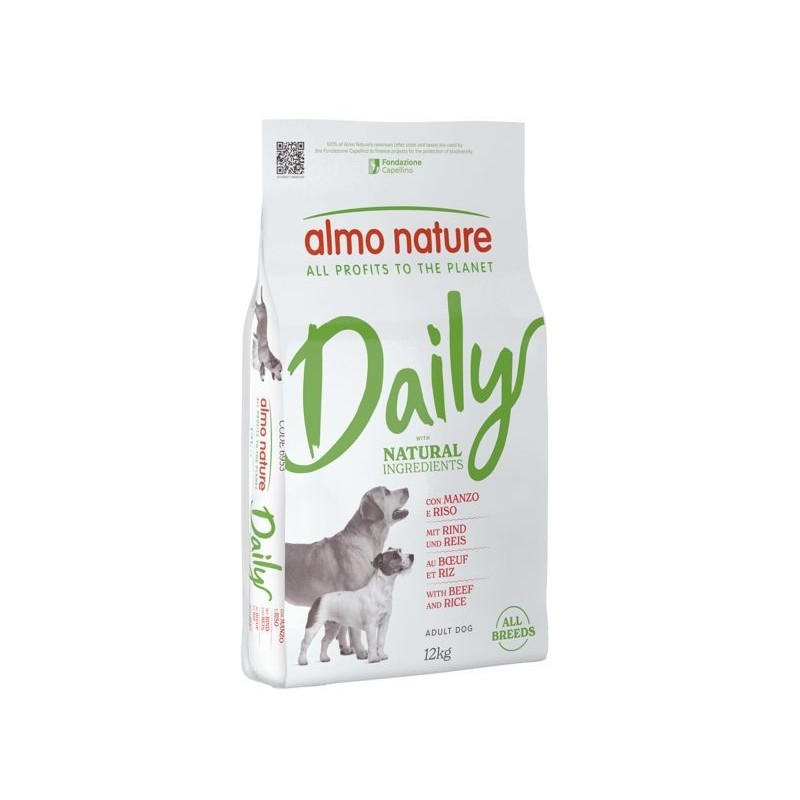 Almo Cane Daily All Breeds 12 kg Manzo e Riso