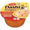 Inaba Gatto Dashi Delight Fiocchi in Brodo 70gr : EU861TRA-GRP:Pollo con Tonno e Salmone