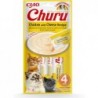 Inaba Gatto Churu Snack Cremoso 4 x 14gr : EU101TRA-GRP:Pollo e Formaggio