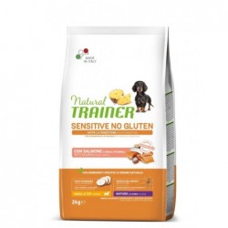 Trainer Cane Mini Mature Sensitive No Gluten 2 kg Salmone