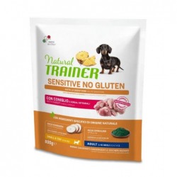 Trainer Cane Small e Toy Sensitive No Gluten 800gr Coniglio