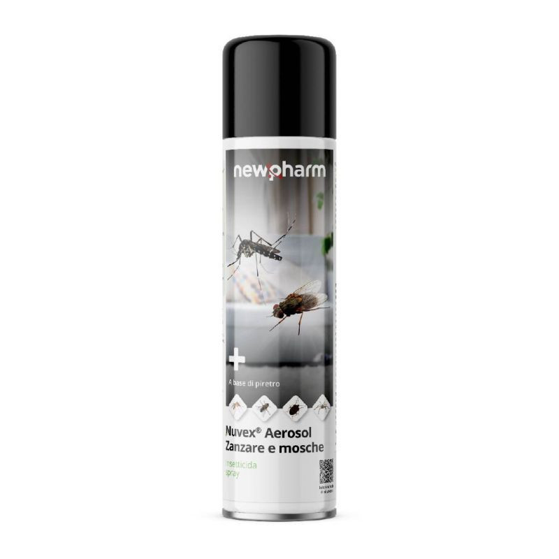 Newpharm Insetticida Nuvex Spray Mosche e Zanzare 500ml