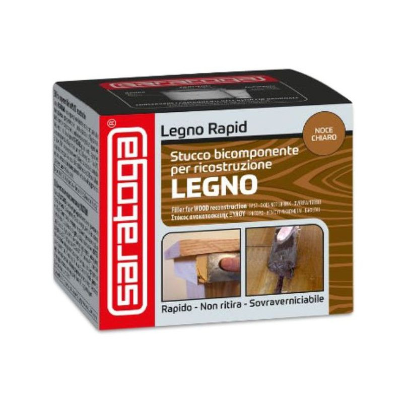 Saratoga Stucco LEGNO RAPID 125ml Noce Chiaro