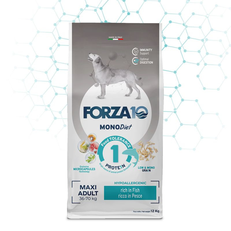 Forza10 Cane Veterinary Hypoallergenic Maxi Adult 12 kg Pesce