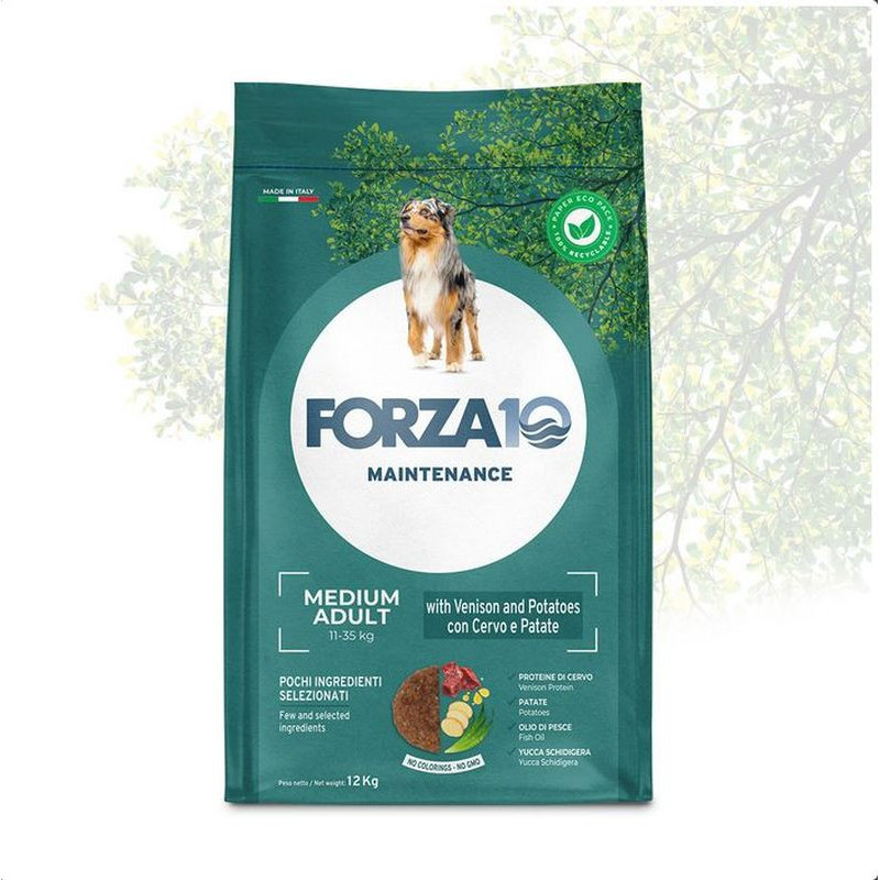 Forza10 Cane Maintenance Medium Adult 2 kg Cervo e Patate