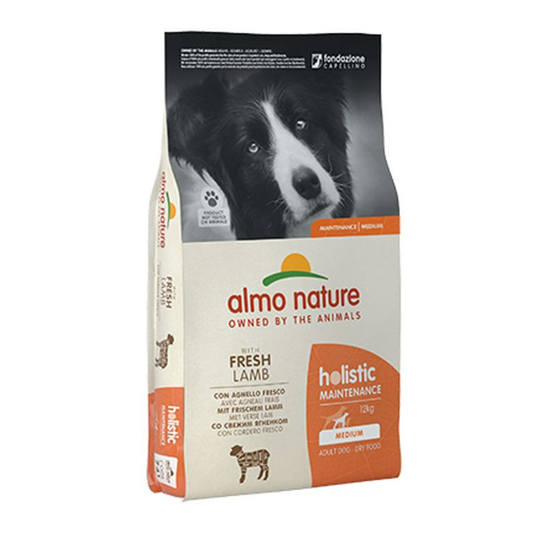 Almo Nature Cane Holistic Medium 12 kg Agnello