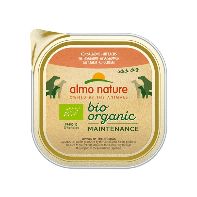 Almo Cane Bio Organic Vaschetta 300gr