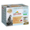 Almo Nature Gatto HFC Natural Light Meal Megapack 4 x 50gr : 550MEGAALMO-GRP:Tonno e Gamberetti