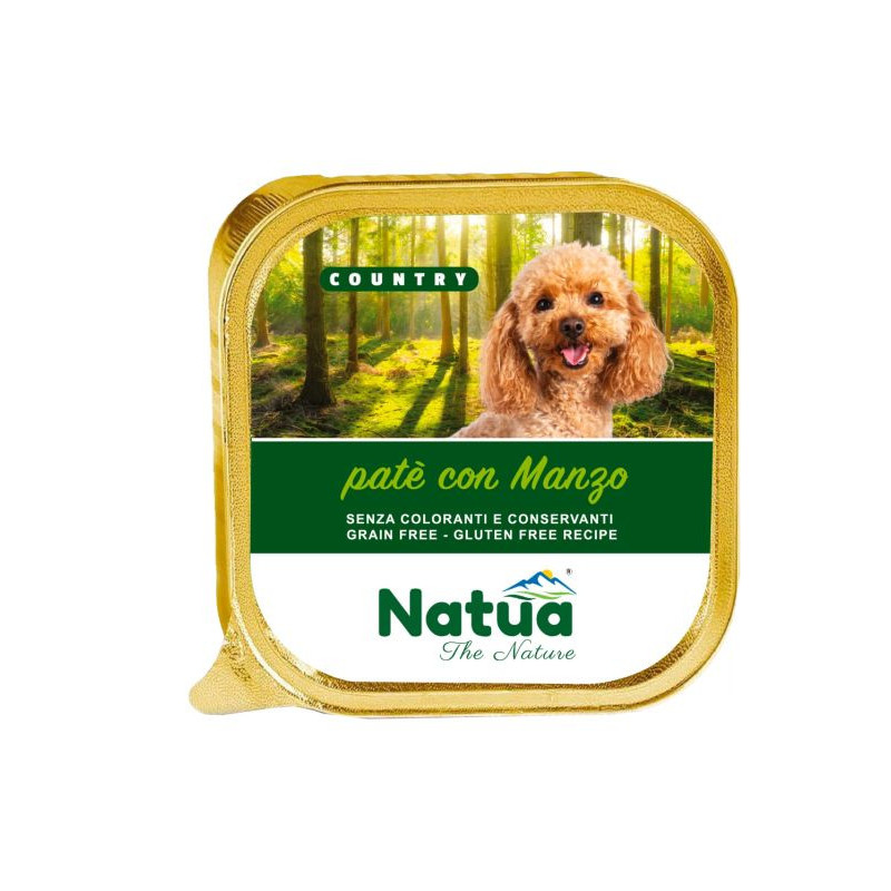 Natua Cane Country Patè Vaschetta 100gr