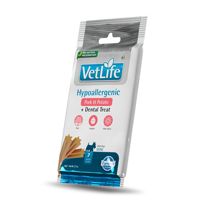 Vetlife Cane Veterinary Hypoallergenic Adult Mini 60gr Maiale e Patate