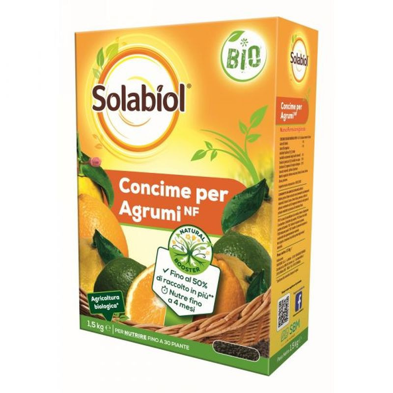 Solabiol Concime Granulare Agrumi Biologico kg 1,5