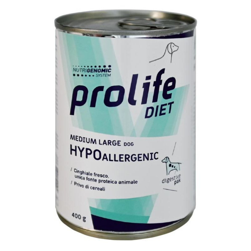 Prolife Cane Veterinary Diabetic Medium/Large 400gr Cinghiale