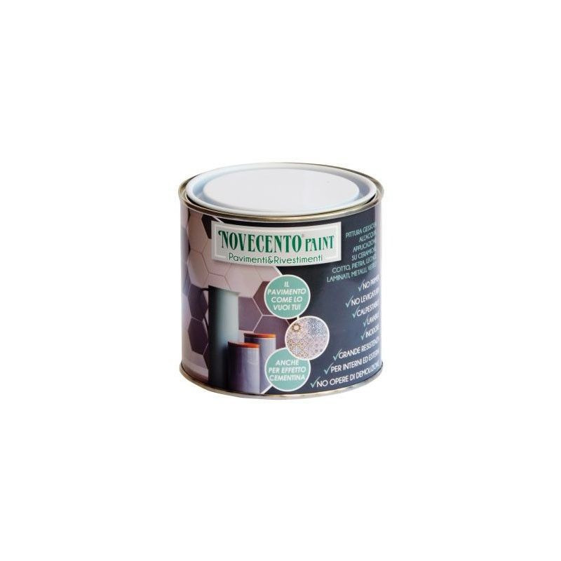 Novecento Paint Pavimenti e RIvestimenti 500ml Grigio Fumo