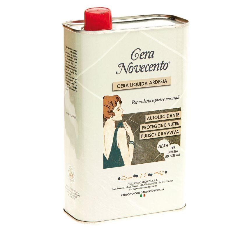 Novecento Cera Liquida Ardesia Nera 1 Lt