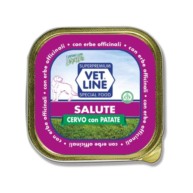 Vet Line Salute Cane Vaschetta Cervo 150gr