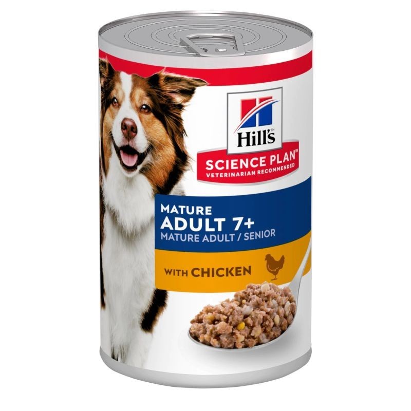 Hill's Cane Science Plan Mature +7 370gr Pollo