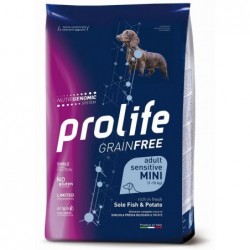 PROLIFE DOG Grain Free Sensitive Sole Mini Adult Pesce e Patate 600gr