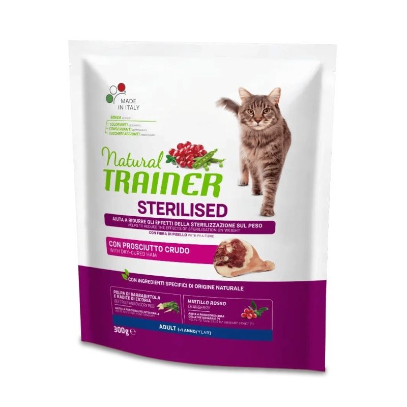 Trainer Gatto Sterilised Adult 300gr Prosciutto Crudo