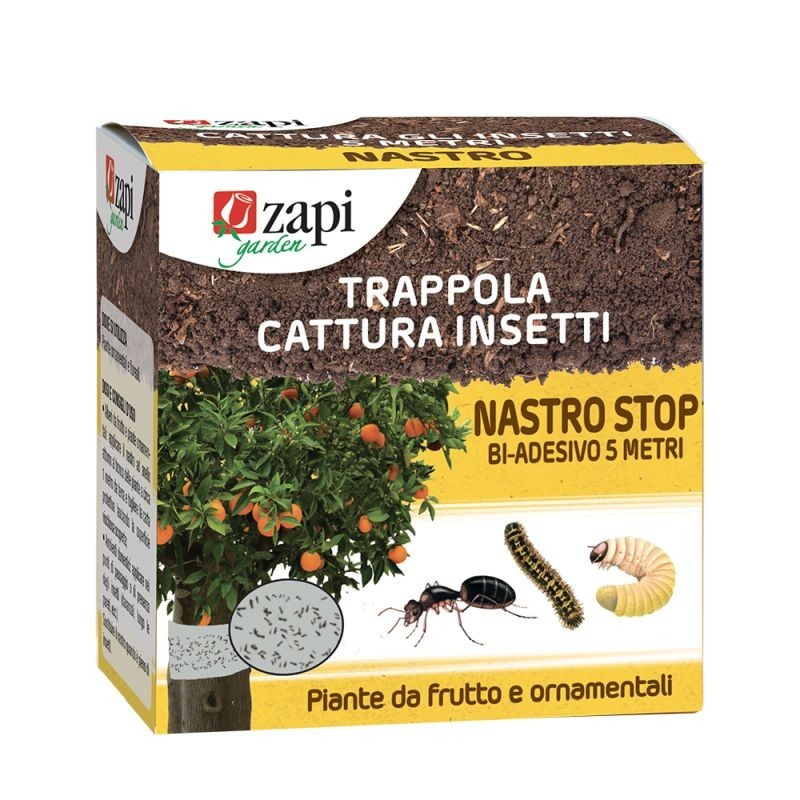 Zapi Trappola per Insetti Nastro Bi-Adesivo 5mt