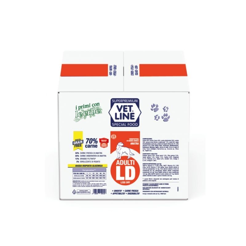 Vet Line Cane Less Dry Grain Free 12kg Anatra