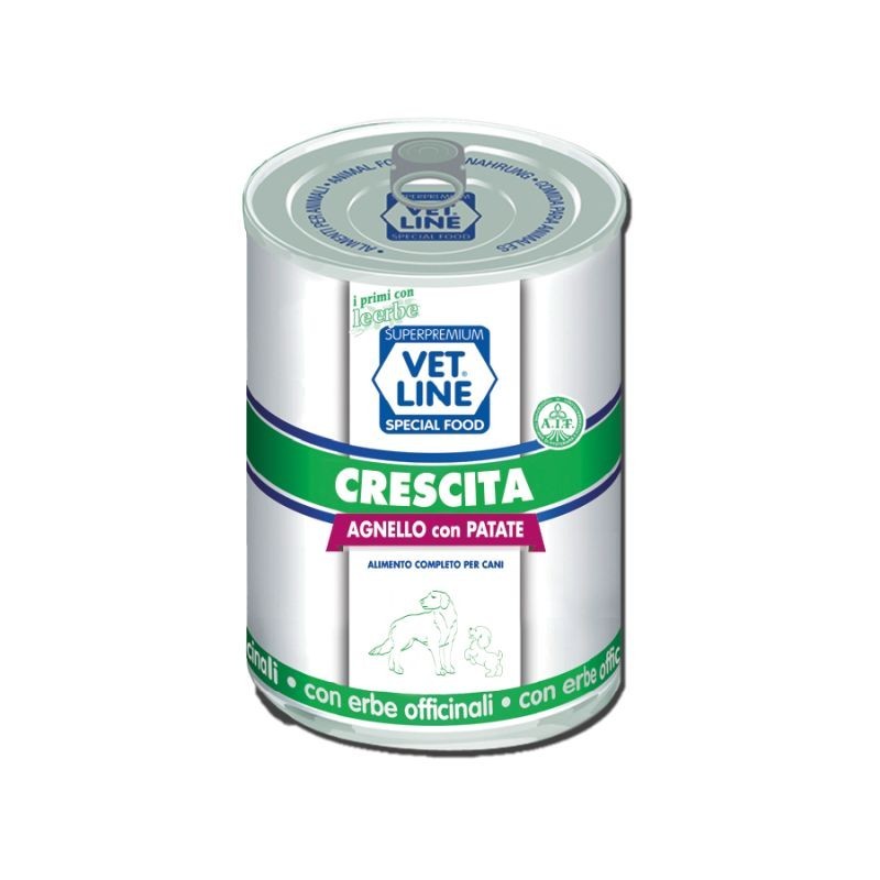 Vet Line Cane Crescita 400gr Agnello e Patate