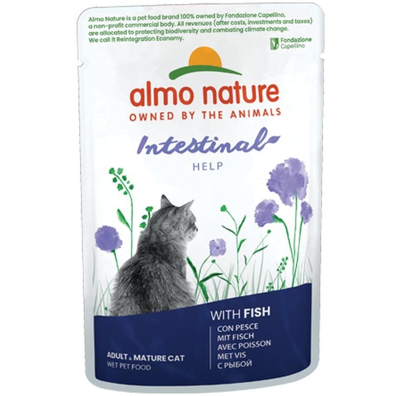 Almo Nature Gatto Functional Adult e Mature Digestive Help 70gr Pesce